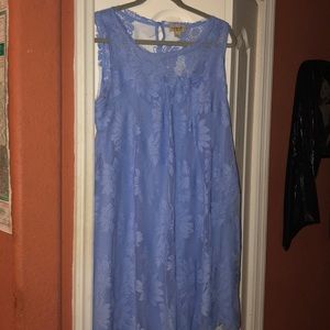 Adorable one world lace overlay dress